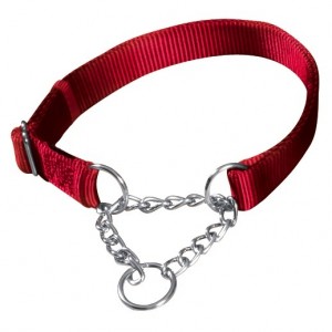 Premium Collier Semi Etrangleur Rouge