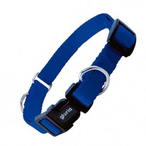Collier Nylon Double Usage Bleu