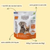 ALIMENT COMPLET POUR CHIENS POULET/SAUMON – Image 3